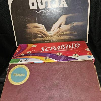 AY204E Ouiji Game And 2 Scrabble Games To Play
