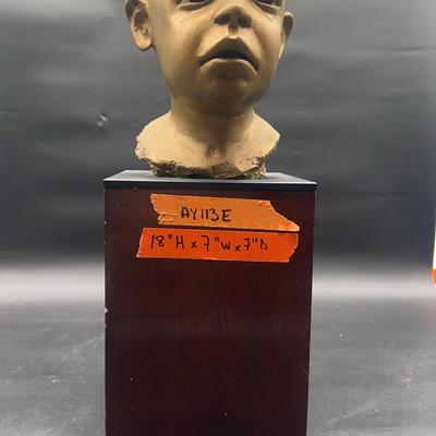 AY113E Child’s Head Sculpture 
