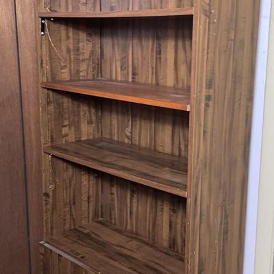 AY147E Four Tier Shelf With Cabinet