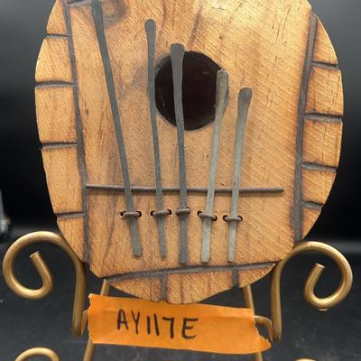 AY117E African Gourd Kalimba Mbira Thumb Piano
