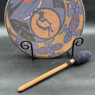 AY129E Hand Drum By Clarence A. Wells