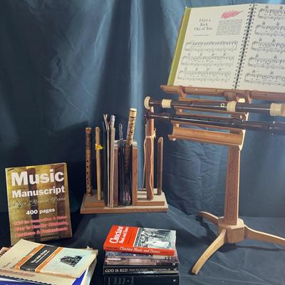 AY148E Woodwind Instruments And Sheet Music