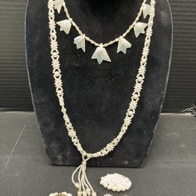 White Costume Jewelry