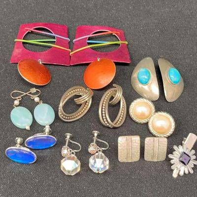Silvertone Earrings & More