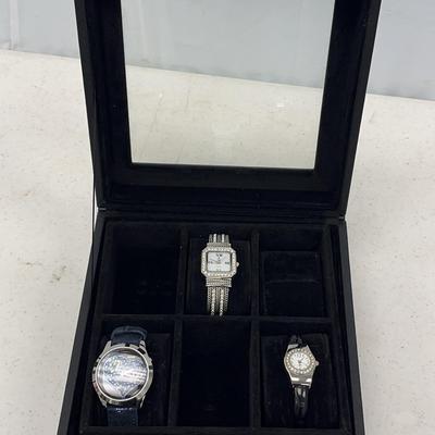 Watch Box With 3 Watches