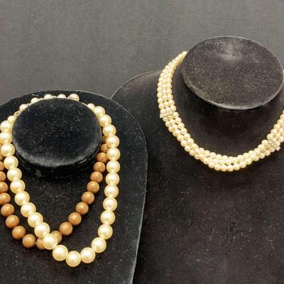 Faux Pearl Necklaces