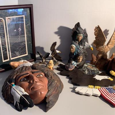 Native American And Eagle Decor