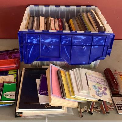 Office Supplies, And Notebooks