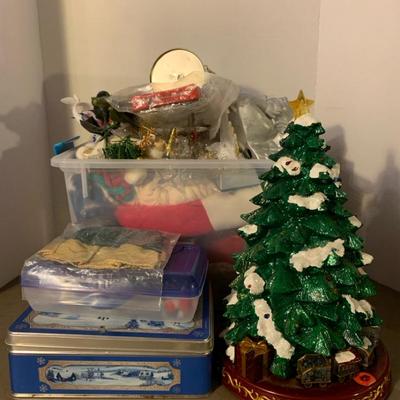 Christmas Ornaments, Santa Decor, And Misc