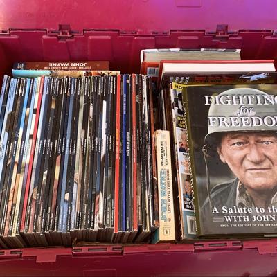 John Wayne Collection Of Books And Magazines