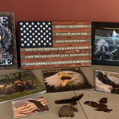 Eagles, Flag And Wildlife Memorabilia 