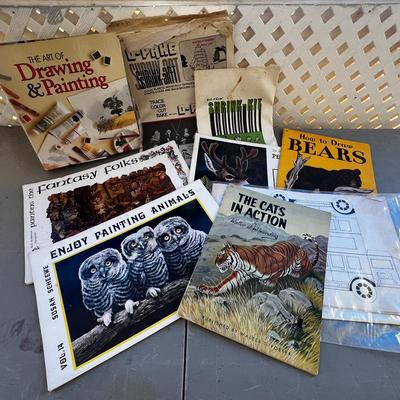 Drawing And Painting Guidebooks And Vintage Shrink Art