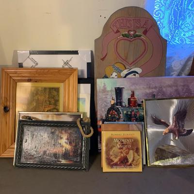Misc Artwork, Small Books, And Decor