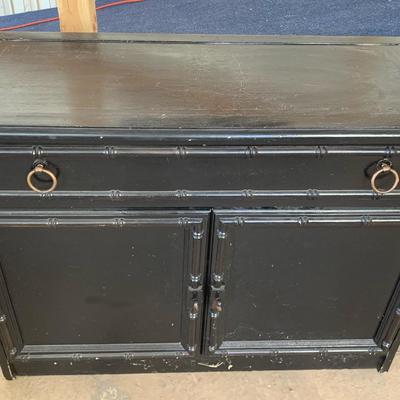 Black Wooden Cabinet 