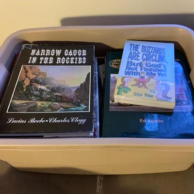 Collection Of Train And Locomotive Books 