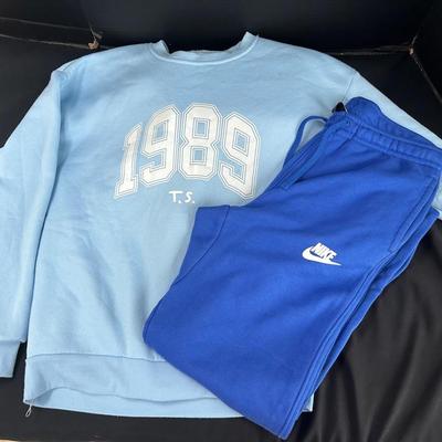 Taylor Swift Eras Tour Sweatshirt With Wide Leg Nike Sweatpants