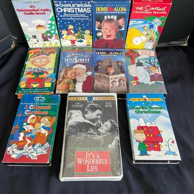 Classic Holiday VHS Movies “It’s A Wonderful Life”, “Charlie Brown” & Others 