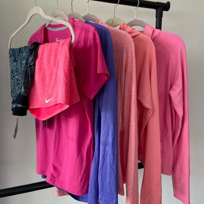 Nike Dry Fit Active Wear Tops-L, NEW Nike Pro Athletic Shorts-L & Nike Shorts-M