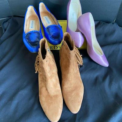 Size 8.5 Nordstrom Shoes, Sam Edelson Boots, Peacock Pumps