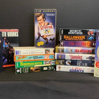1980s And 90’s VHS Collection Featuring Shirley Temple Dimples In Original Wrapping
