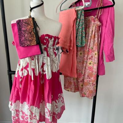 Vacation Mode Pink & Coral Themed Clothes NYDJ NEW Skinny Pants