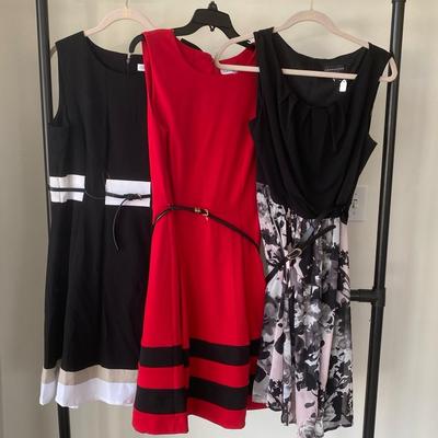 Brand New With Tags! Three Belted Work Dresses