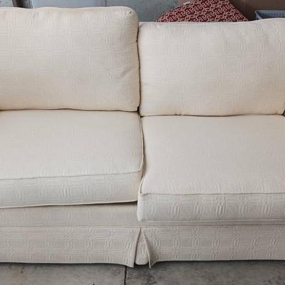 High-End Vintage Johnston Benchworks Yellow Sofa