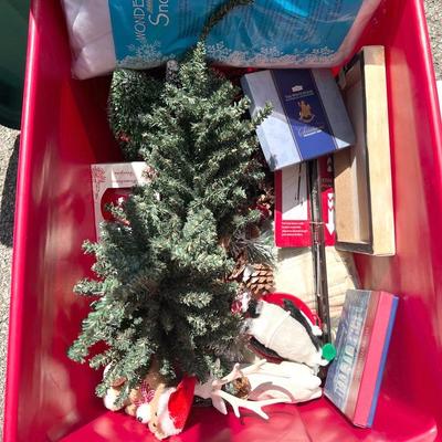Vintage Christmas Mystery Lot with Ornaments & Trees