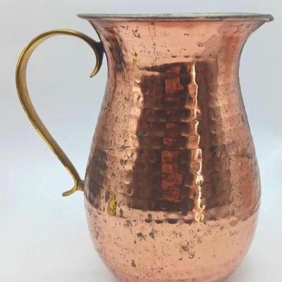 Hammered Copper Pitcher