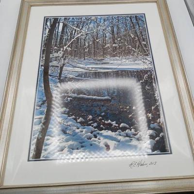 Winter Forest Painting