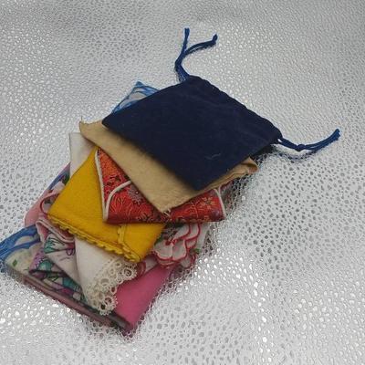 (8) Pieces Of Cloth & Small Fabric Bags