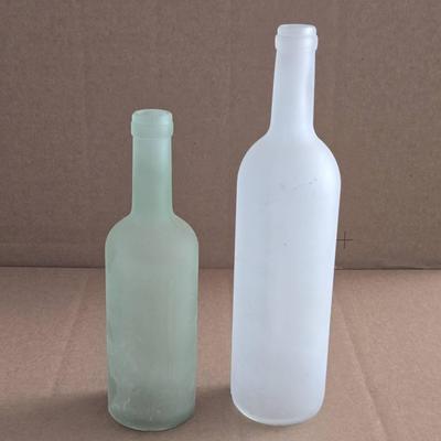 (2) Frosted Bottles
