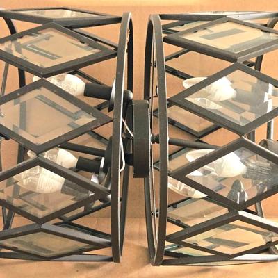 Set of (2) Matching Pendant Lights