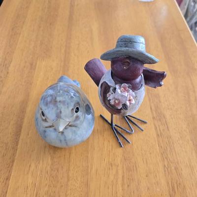 (2) Bird Decor