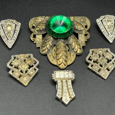 Vintage Scarf Clips