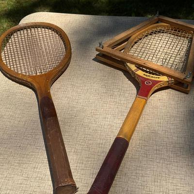 (2) Vintage Wooden Racquets