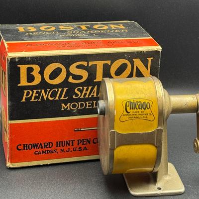 Boston Pencil Sharpener Model L With Box