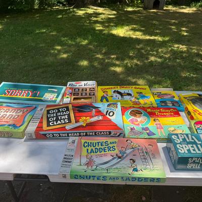 Vintage Board Games Feat. Candyland, Chutes And Ladders