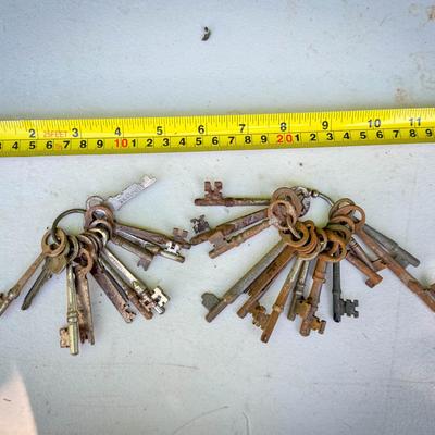 (2) Vintage Key Rings