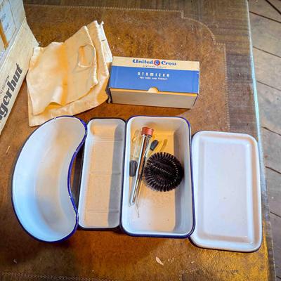 Vintage Enamel Medical Trays