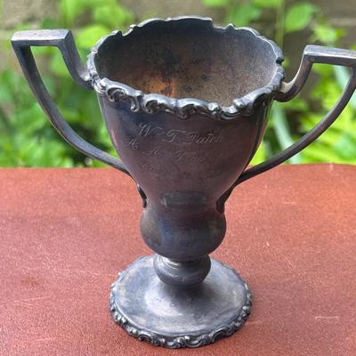 Antique Silverplated Trophy 