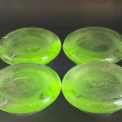 (4) Antique Furniture Coasters-UV Reactive