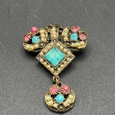 Vintage Rhinestone Brooch