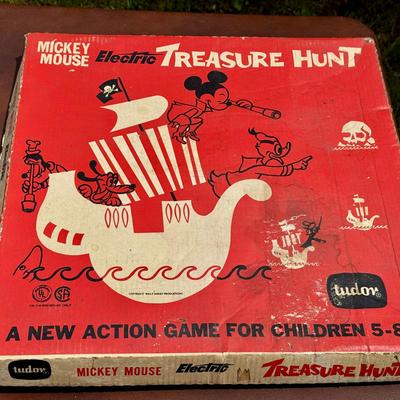 Mickey Mouse Electric Treasure Hunt" game made by Tudor Games