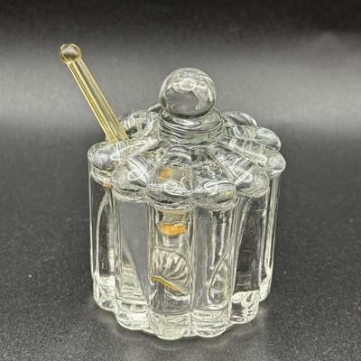 Vintage Glass Salt Cellar