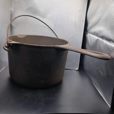 Small Rusted Metal Pot