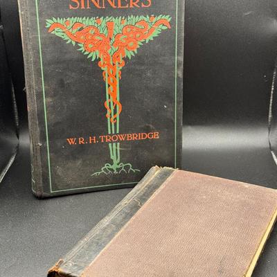 (2) Antique Books 