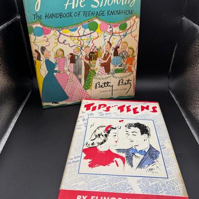 (2) Vintage Etiquette Books 