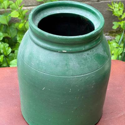 Vintage Green Pot