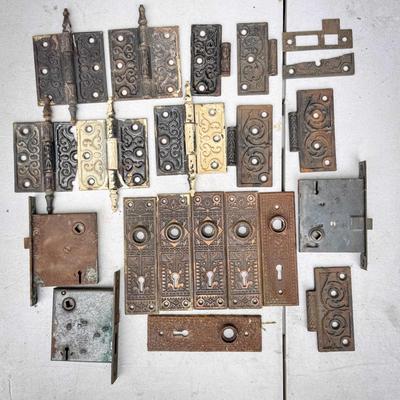 Beautiful Art Bronze Deco Door Fixtures & Parts